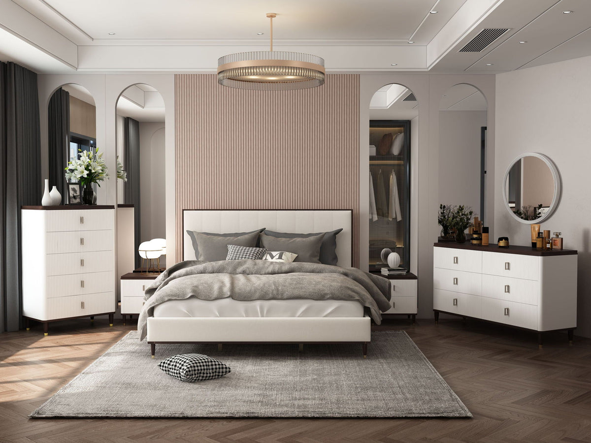 Carena - Round Mirror - Gray by Unique Piece Furniture