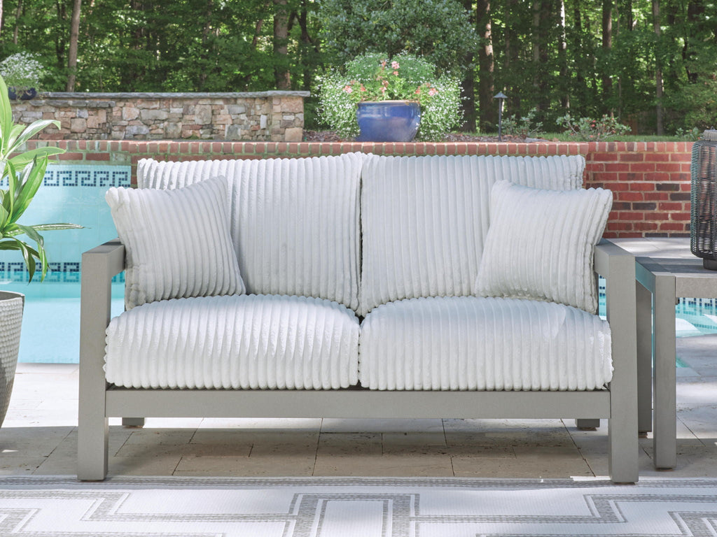 Hurley Park - Loveseat With Cushion - Gray by Unique Piece Furniture