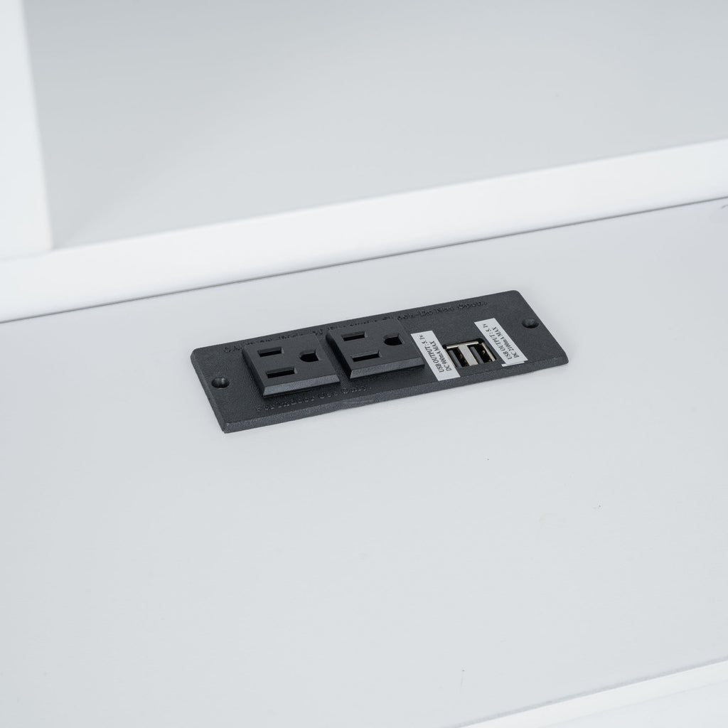 Platform Bed With Multi Storage Headboard, USB And Drawers by Unique Piece Furniture