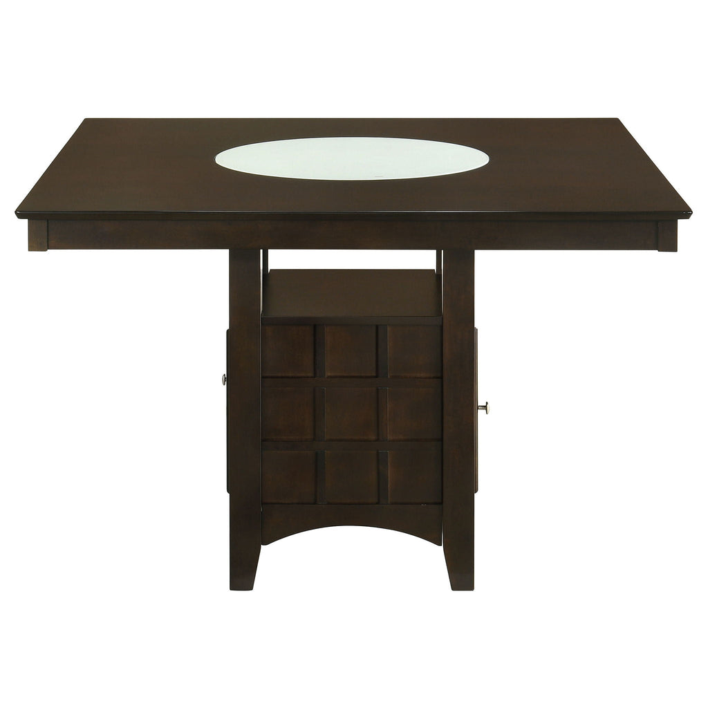Gabriel 9-piece Square Counter Height Dining Set Cappuccino by Unique Piece Furniture