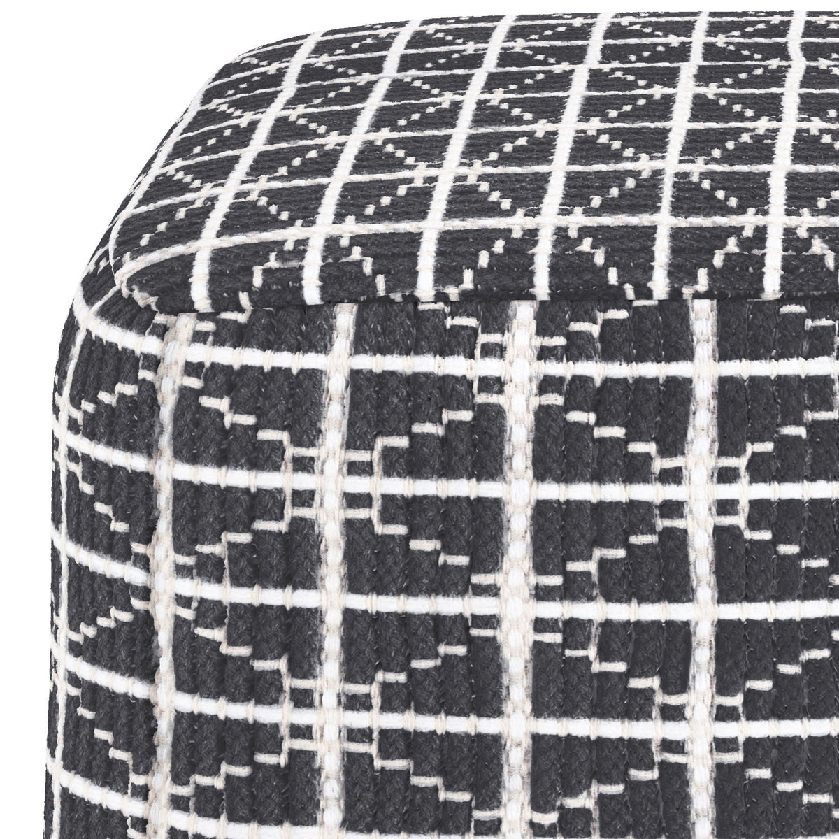 Noreen - Upholstered Square Pouf by Unique Piece Furniture