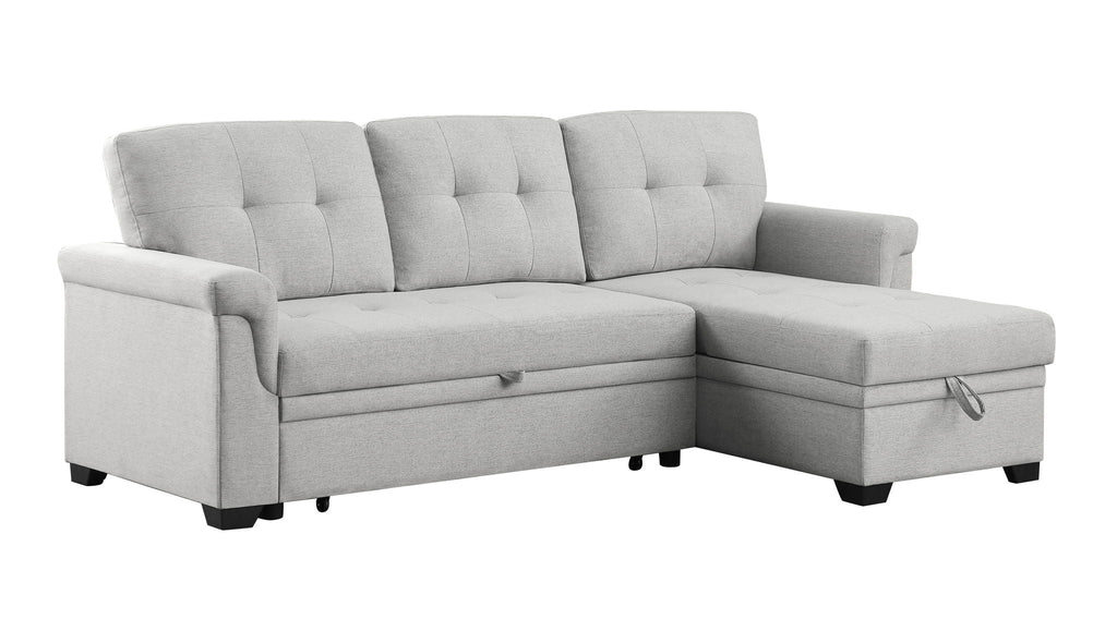 Destiny - Reversible Sleeper Sectional Sofa With Storage Chaise by Unique Piece Furniture