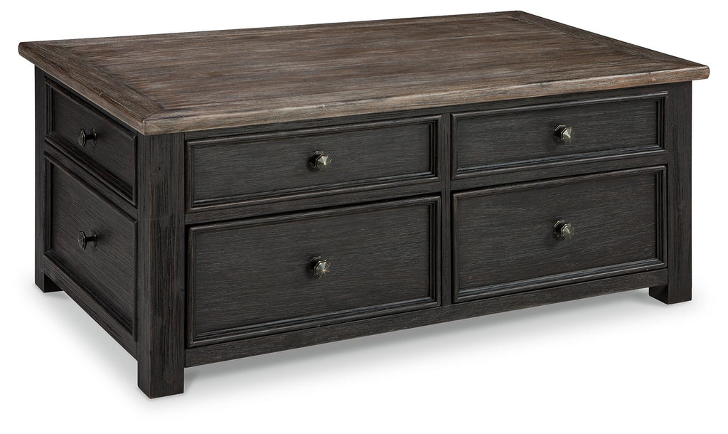 Tyler Creek - Lift Top Cocktail Table - Grayish Brown / Black by Unique Piece Furniture