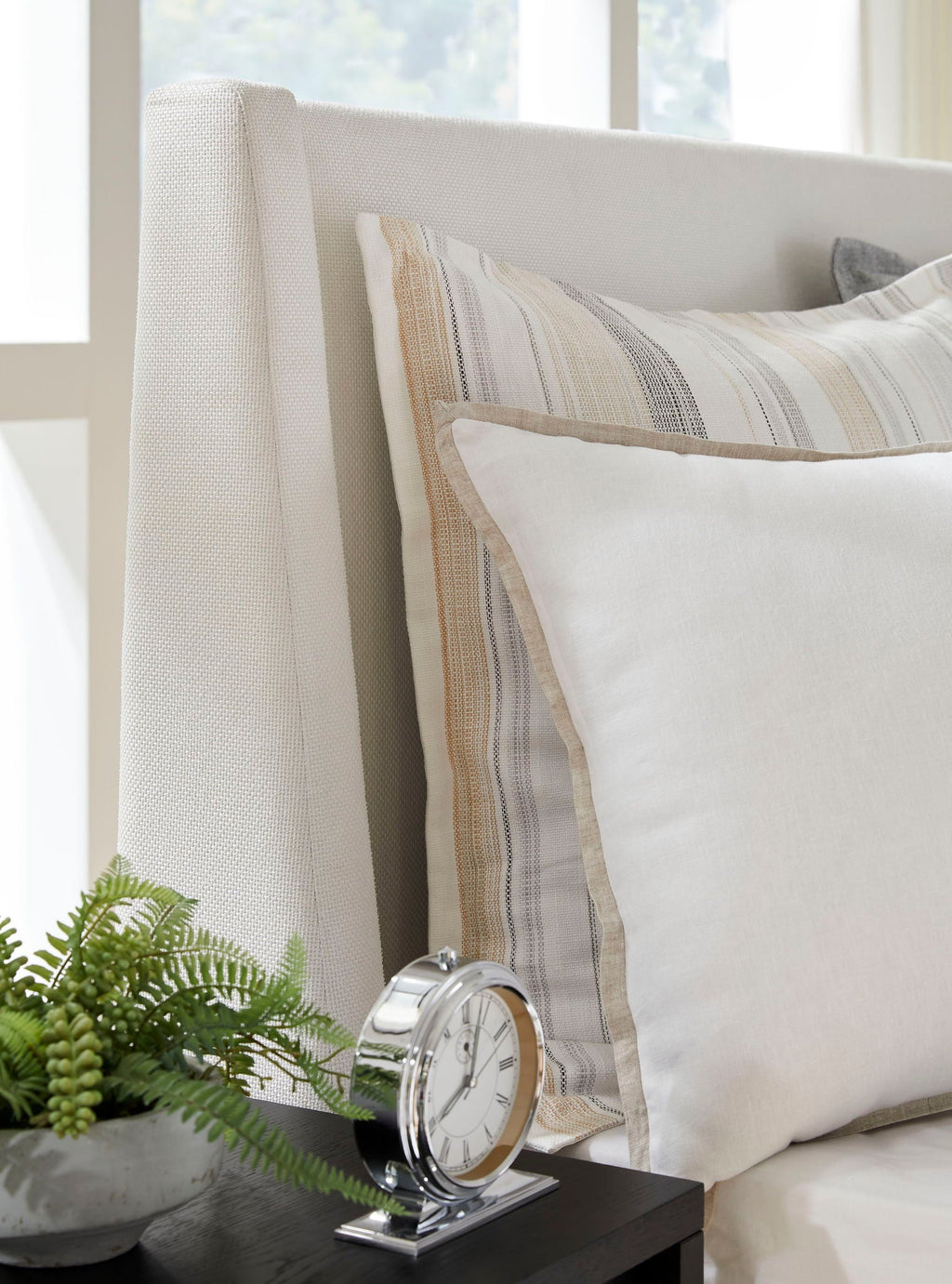 Lindon - Complete Upholstered Island Bed by Unique Piece Furniture