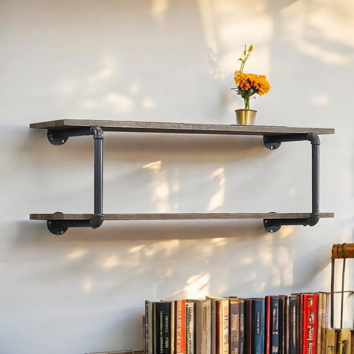 Brantley - Antique Wall Rack - Oak by Unique Piece Furniture