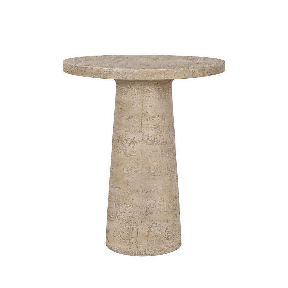 Round Side Table With Pedestal Base by Unique Piece Furniture