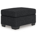 Jasmine Peaks - Ottoman - Coal by Unique Piece Furniture