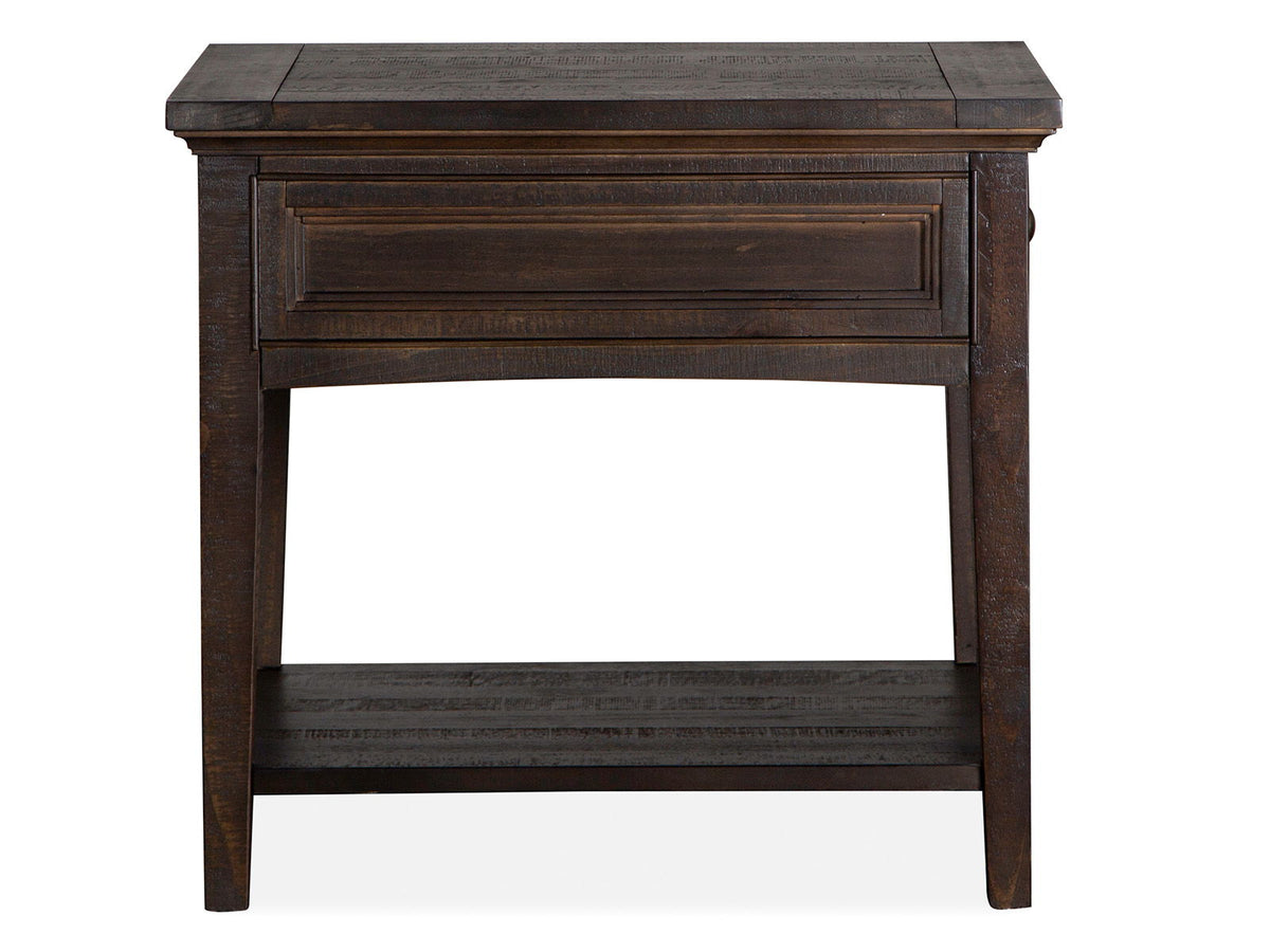 Westley Falls - Rectangular End Table - Graphite by Unique Piece Furniture