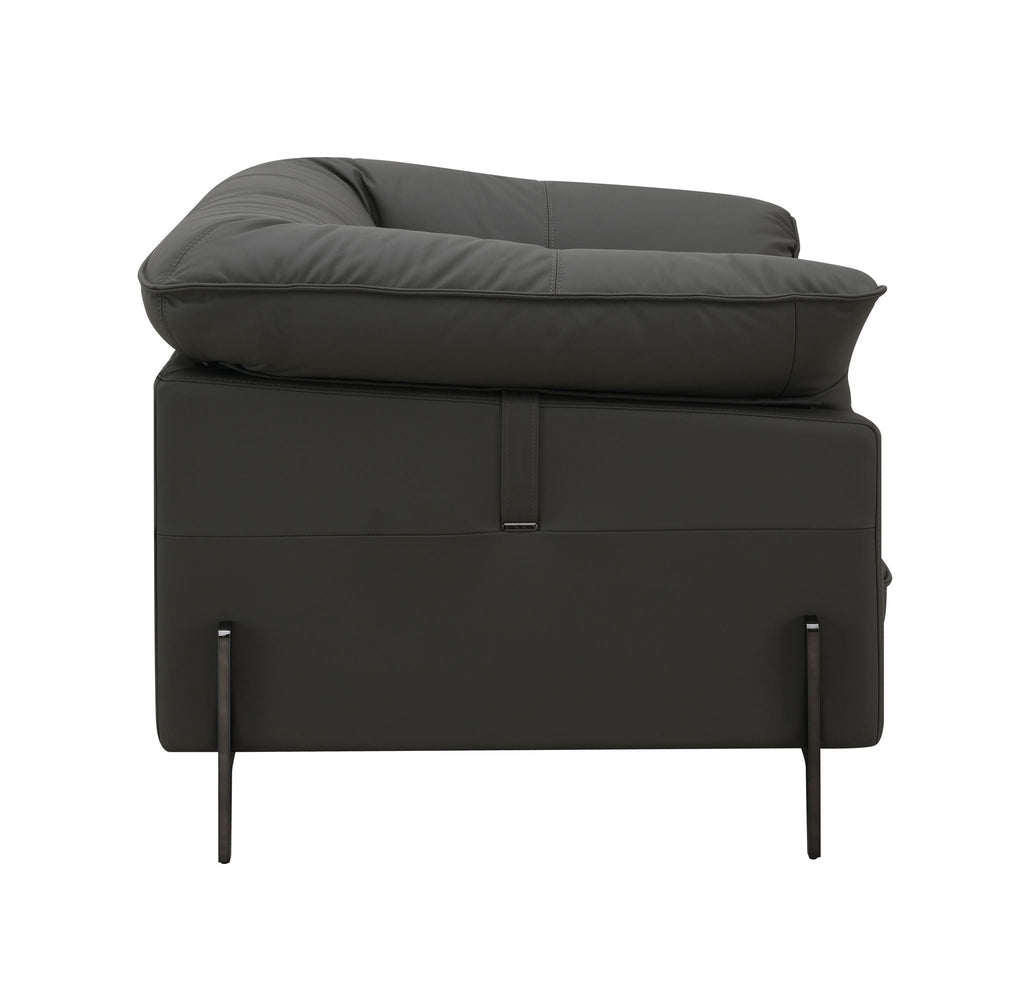 Tadi - Top Grain Leather Chair - Black by Unique Piece Furniture