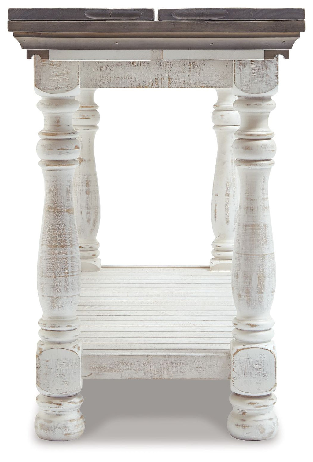 Havalance - Flip Top Sofa Table - Gray / White by Unique Piece Furniture