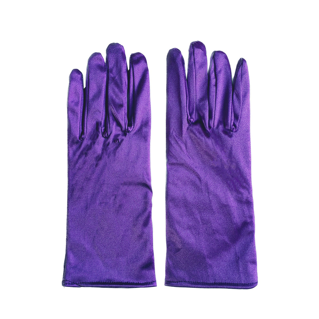 Bridal Wedding Gloves Short Satin Dress Cheongsam Gloves by My Store