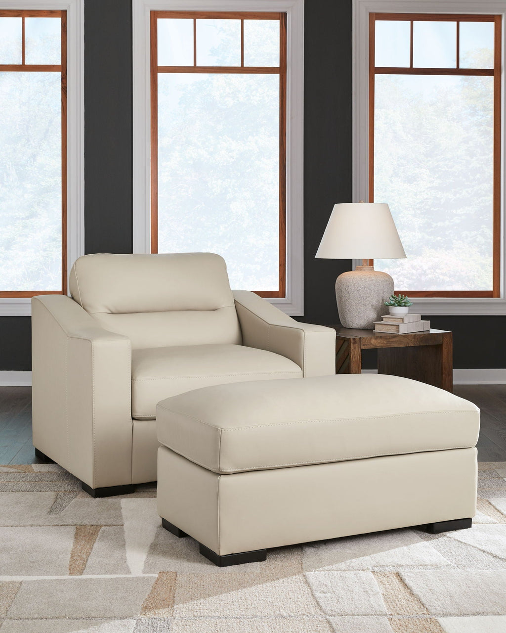 Treasure Trove - 2 Pc. - Chair And A Half, Ottoman - Almond by Unique Piece Furniture