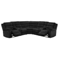 Atkinson Upholstered Reclining Sectional Sofa Black by Unique Piece Furniture