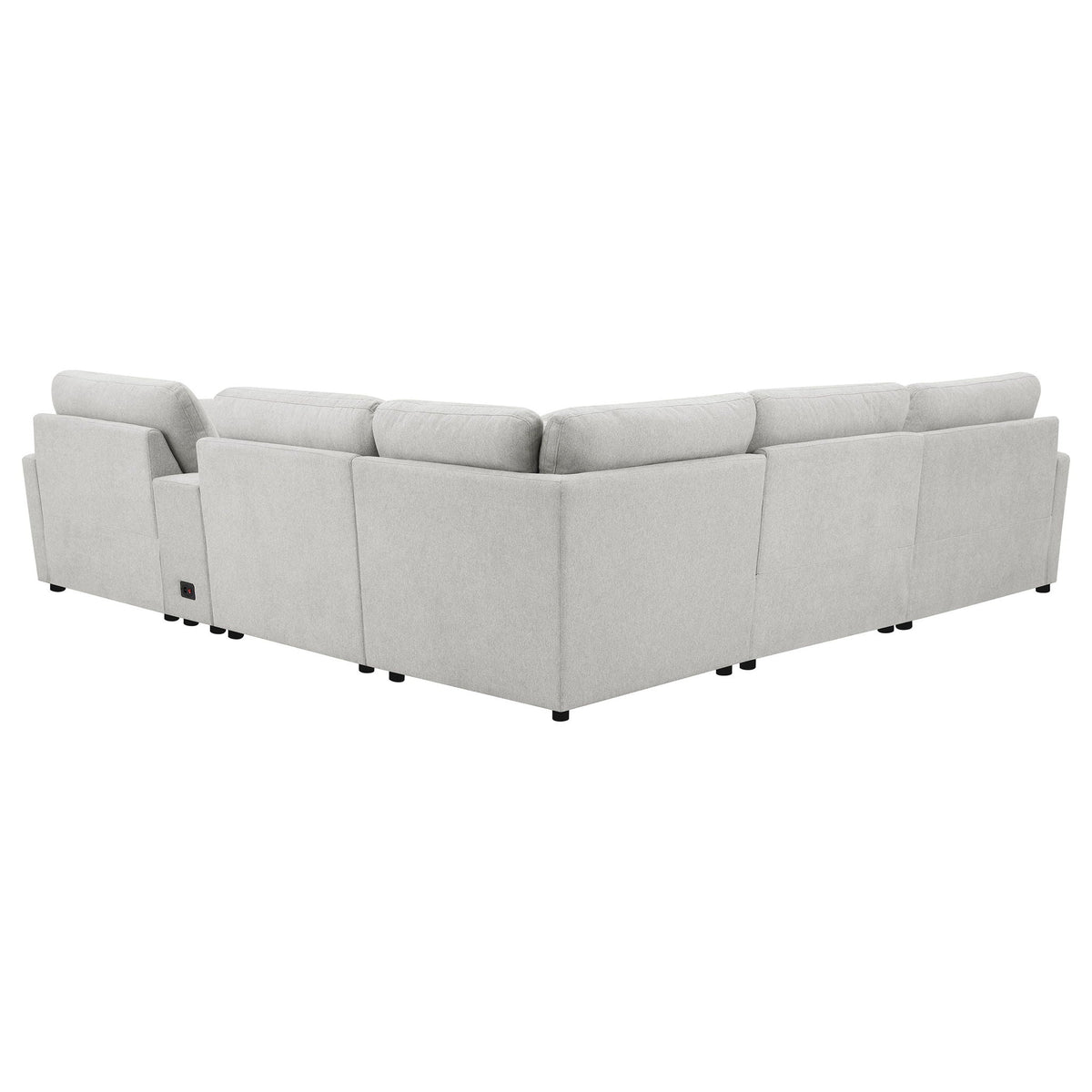 Collins 6-piece Modular Power Reclining Sectional Grey by Unique Piece Furniture