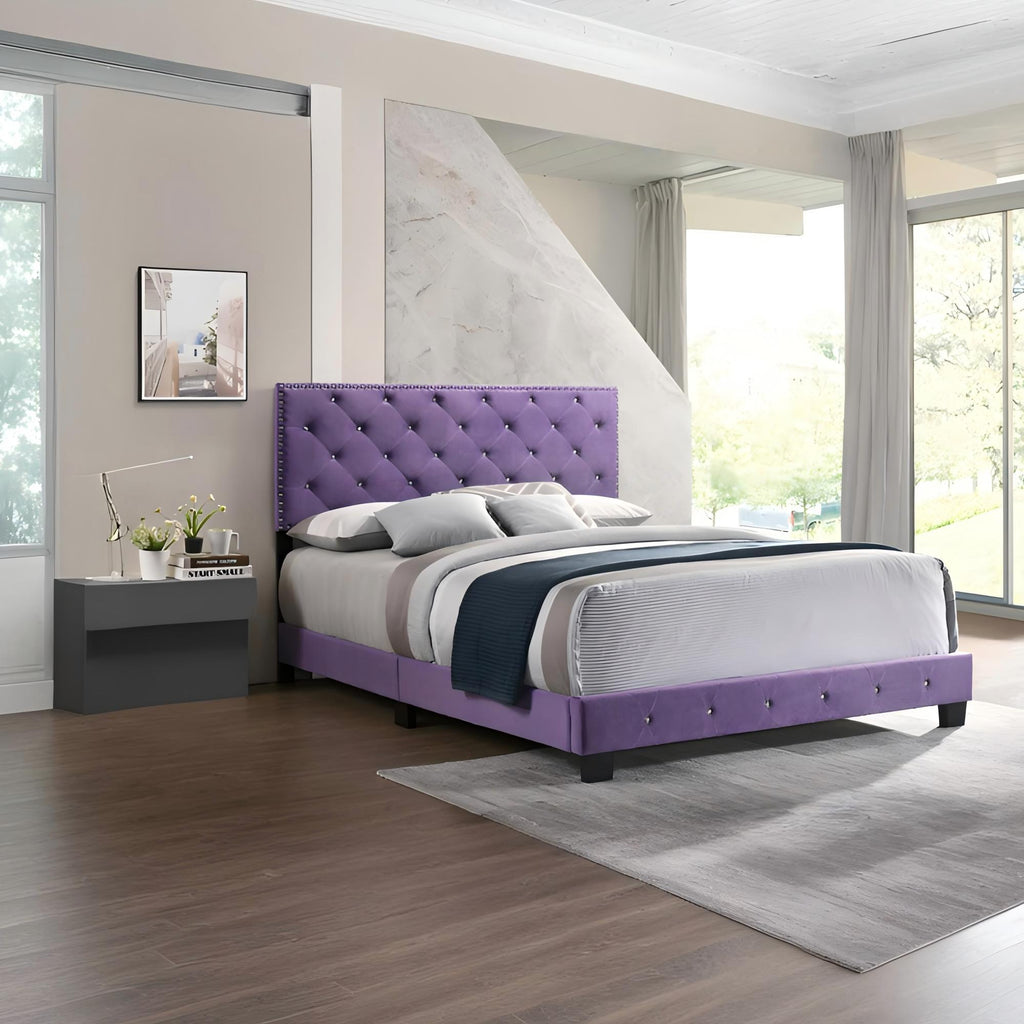 Luxurious Upholstered Bed by Unique Piece Furniture