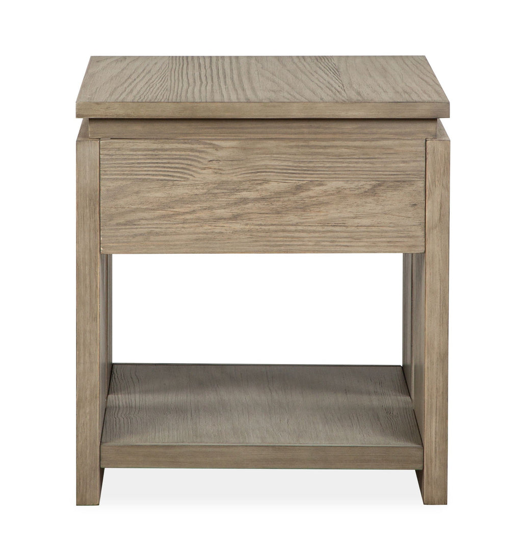 Conrad - Rectangular End Table - Stone Harbor Gray by Unique Piece Furniture