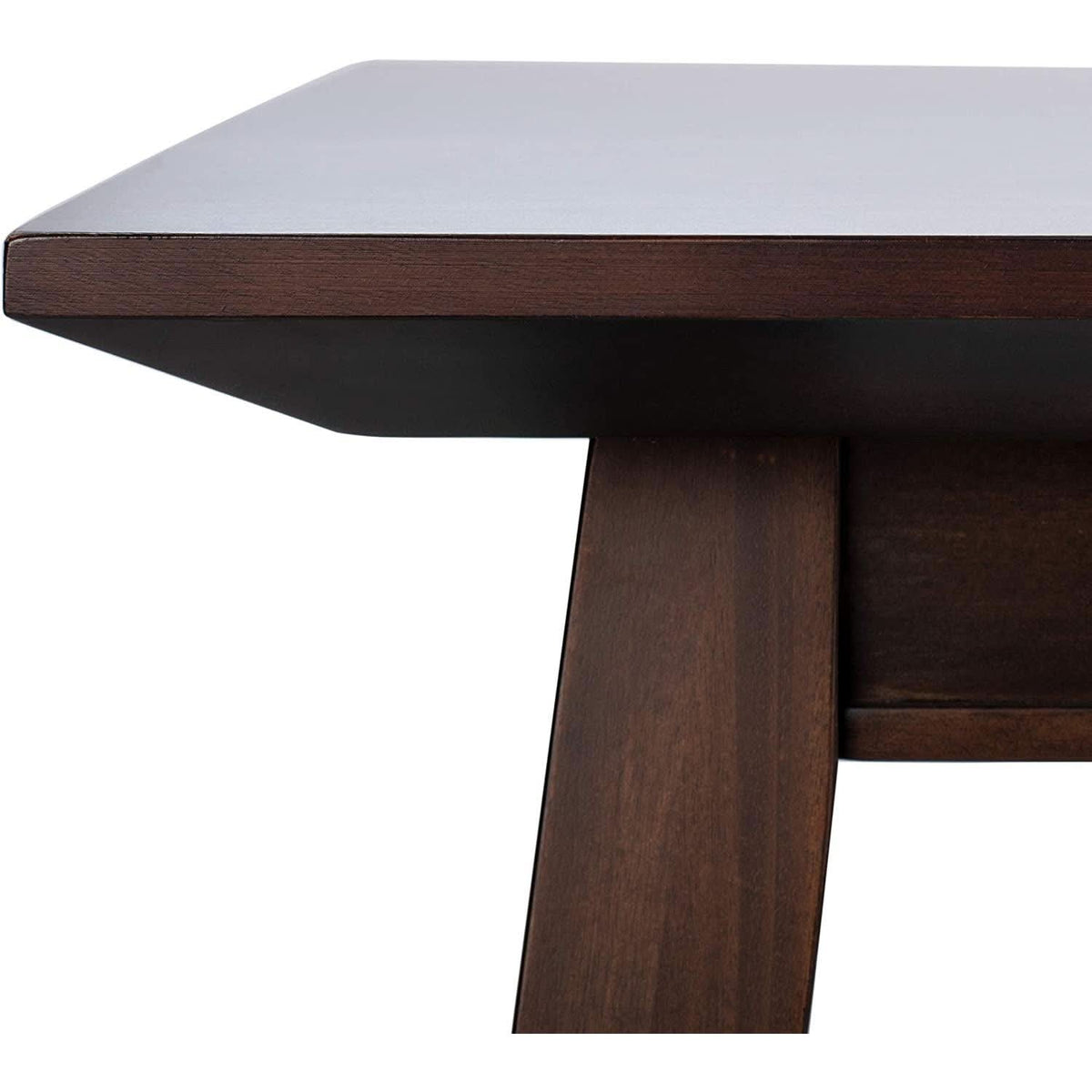 Brayson Walnut Rectangular Dining Table 67 Inch Wide by ShipItFurniture