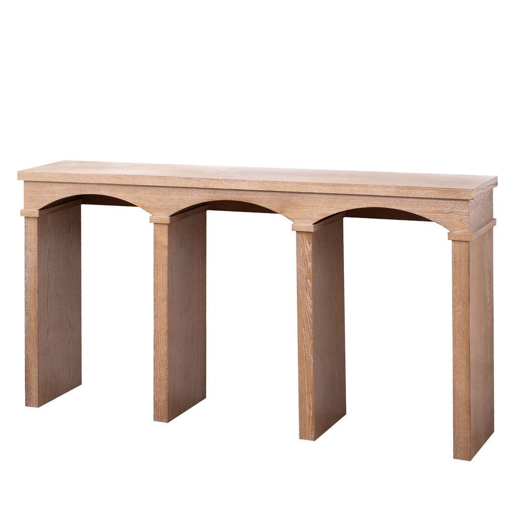 Archway Console Table - Antique Natural / Light Natural / Natural by Unique Piece Furniture