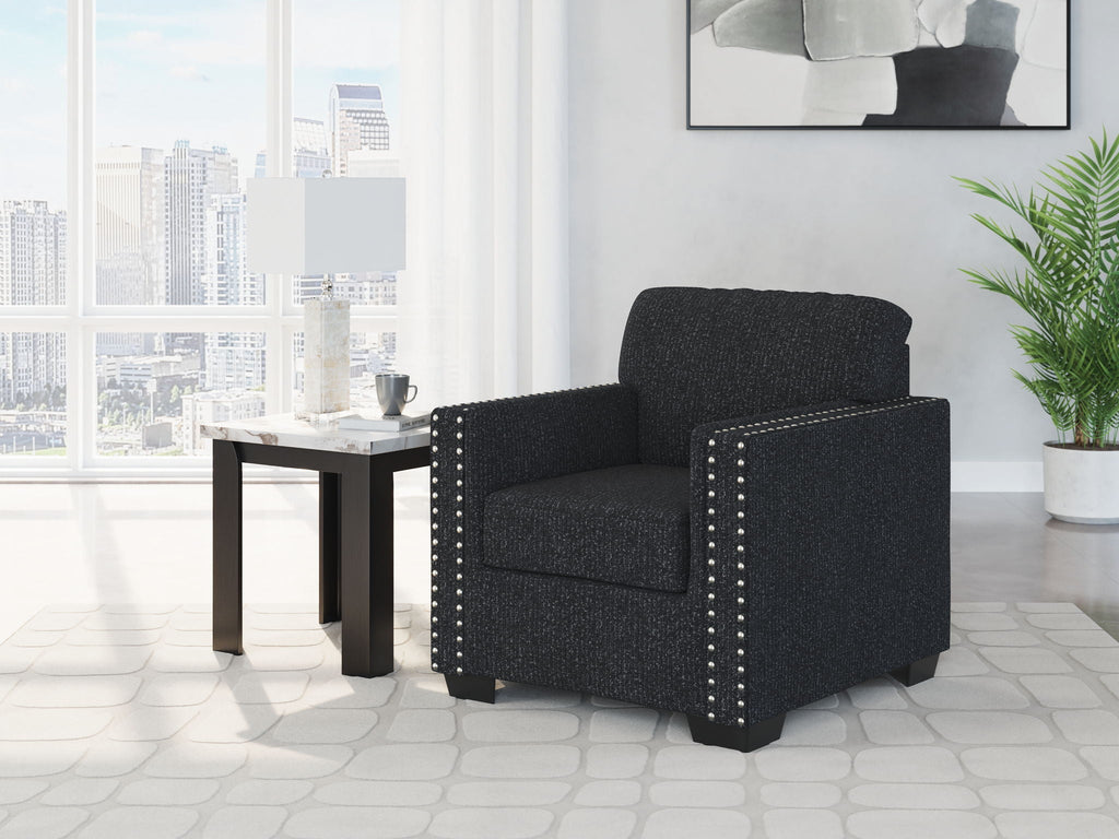 Jasmine Peaks - Chair - Coal by Unique Piece Furniture