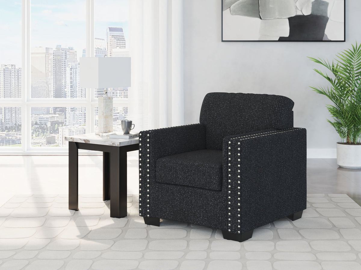 Jasmine Peaks - Chair - Coal by Unique Piece Furniture