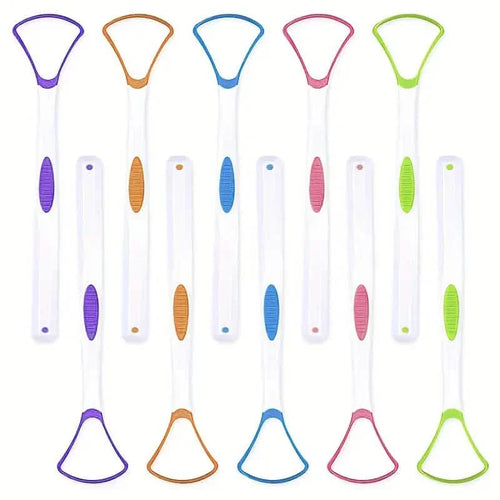 10-Pack: 100% BPA Free Tongue Scrapers by DailySale