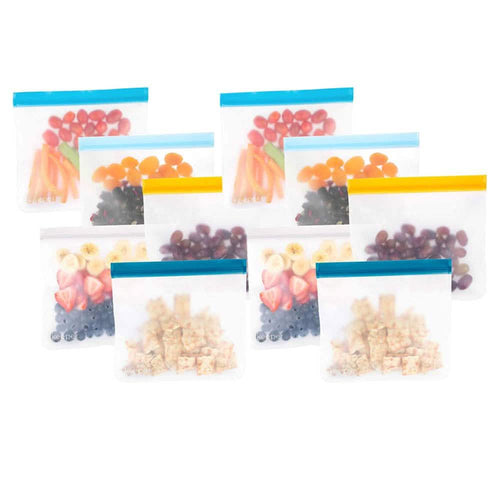 10-Pack: 32 oz Keeper Reusable Ziplock Bags by DailySale