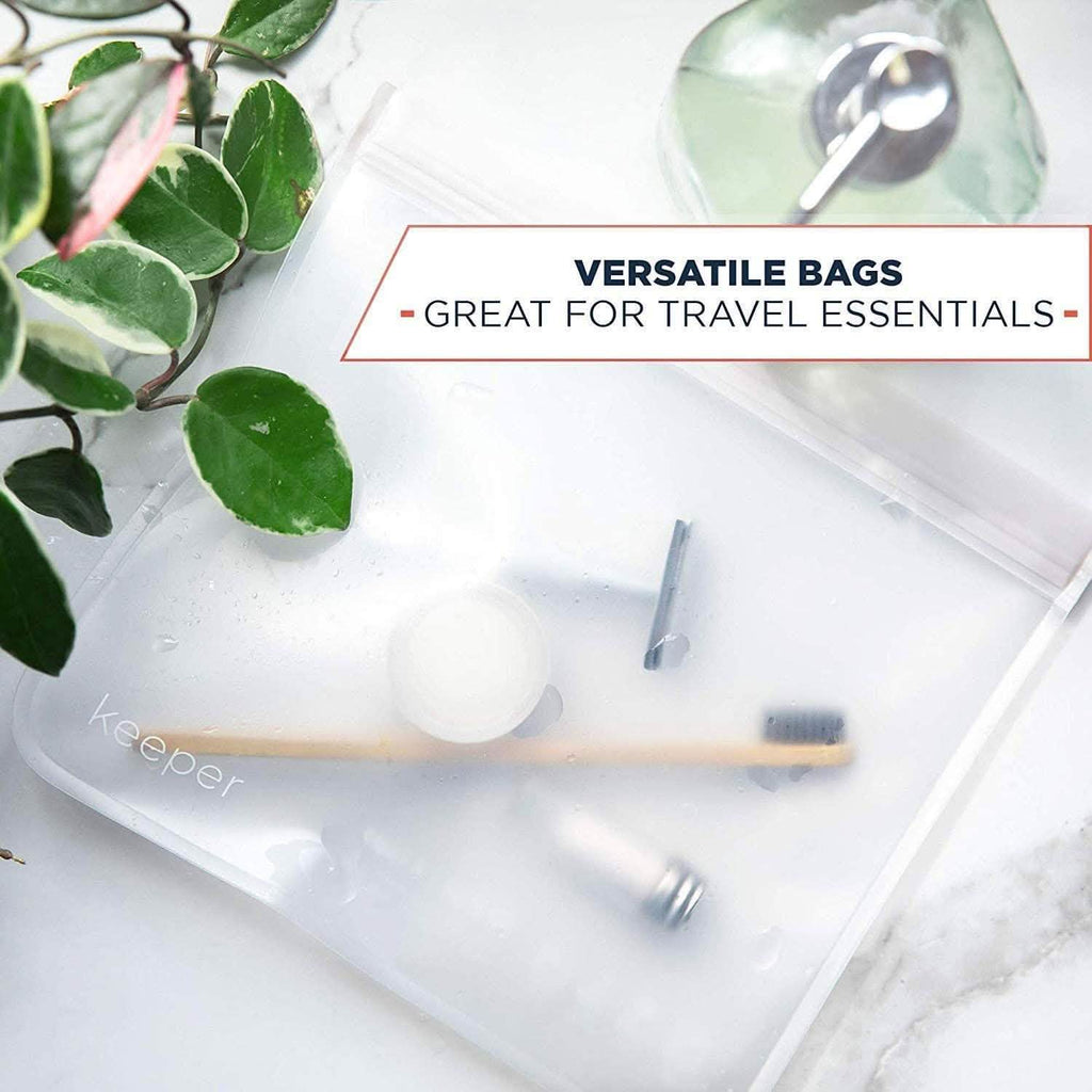 10-Pack: 32 oz Keeper Reusable Ziplock Bags by DailySale