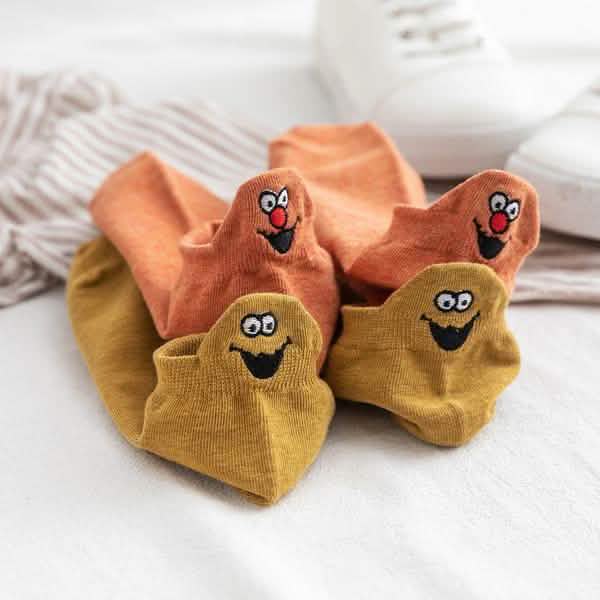 10-Pack: Embroidered Expression Women Socks by DailySale