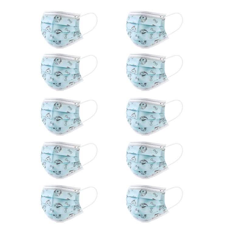 10-Pack: Kids Disposable Face Mask by DailySale