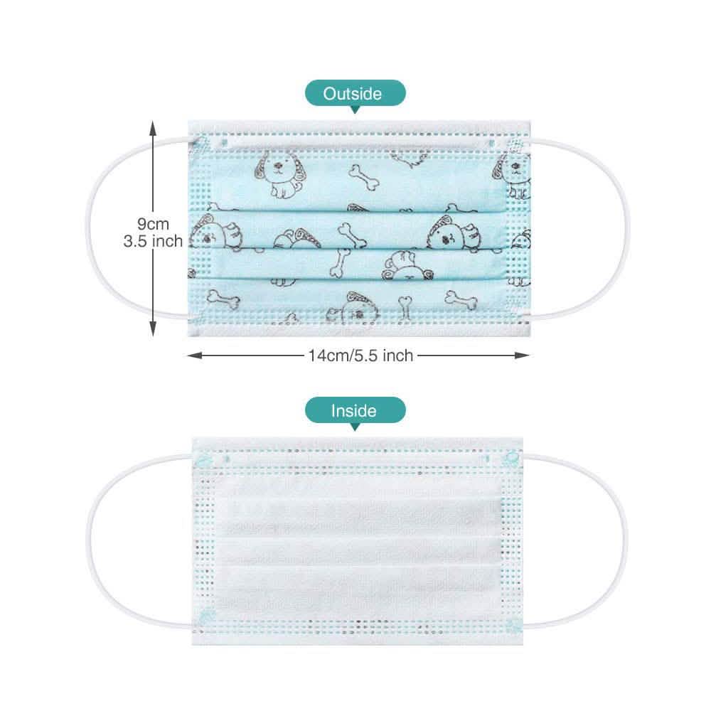 10-Pack: Kids Disposable Face Mask by DailySale