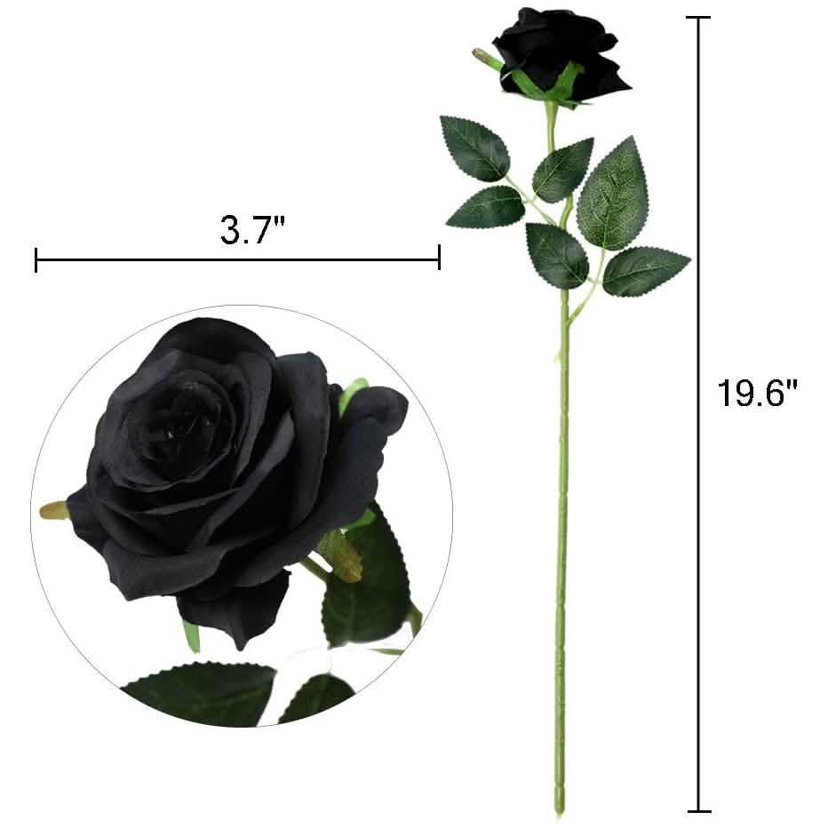 10-Pack: Nubry Artificial Silk Rose Flower Bouquet by DailySale