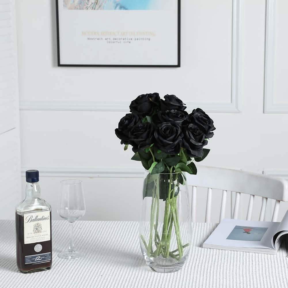 10-Pack: Nubry Artificial Silk Rose Flower Bouquet by DailySale