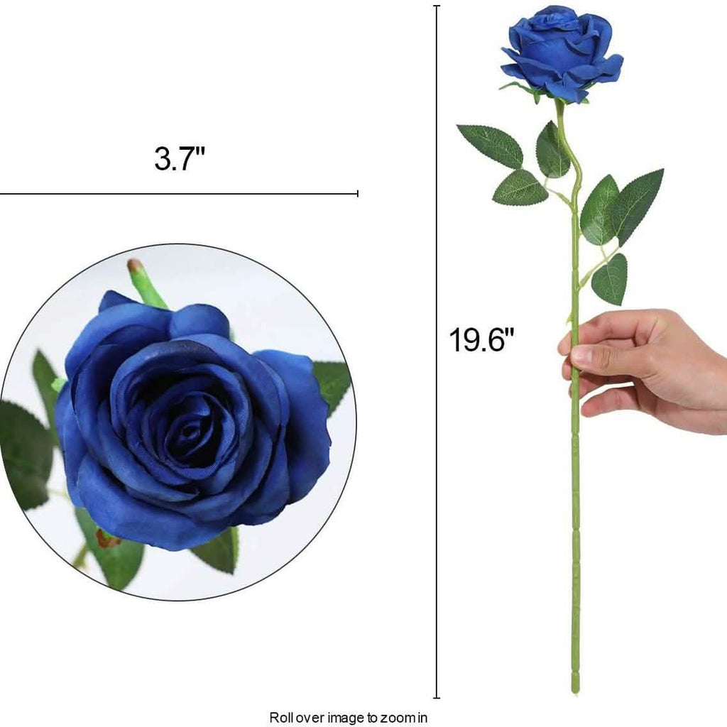 10-Pack: Nubry Artificial Silk Rose Flower Bouquet by DailySale