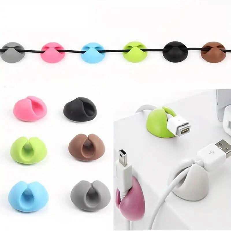 10-Pack: Ultimate Wire Holder and Cable Organizer by DailySale