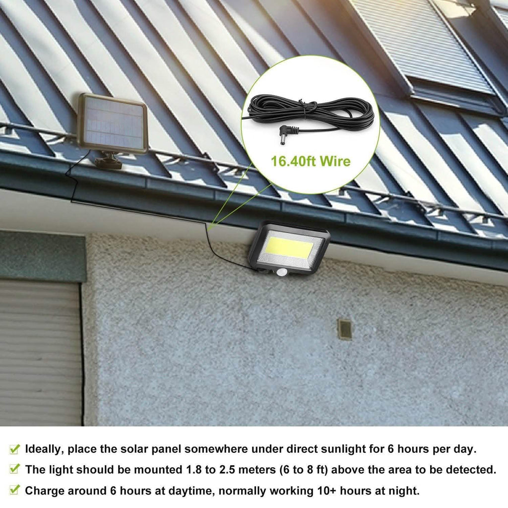 100 LED Solar Powered Wall Lights Outdoor by DailySale