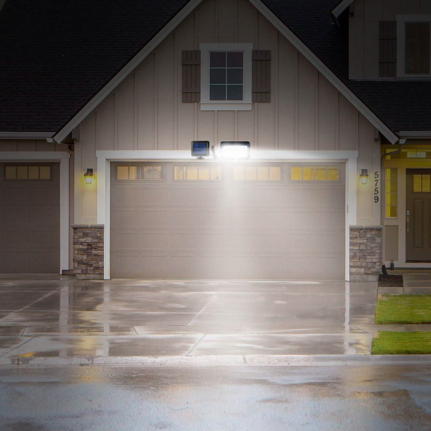 100 LED Solar Powered Wall Lights Outdoor by DailySale