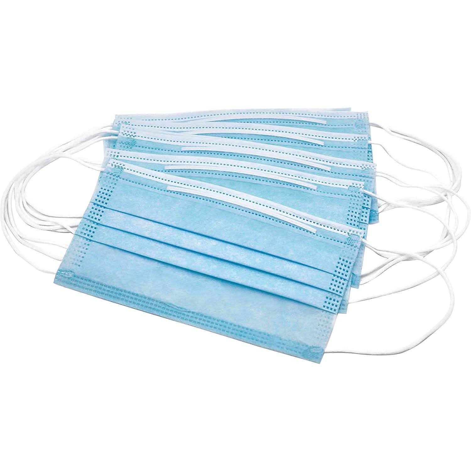 100-Pack: 3 Layer Disposable Protective Face Masks by DailySale