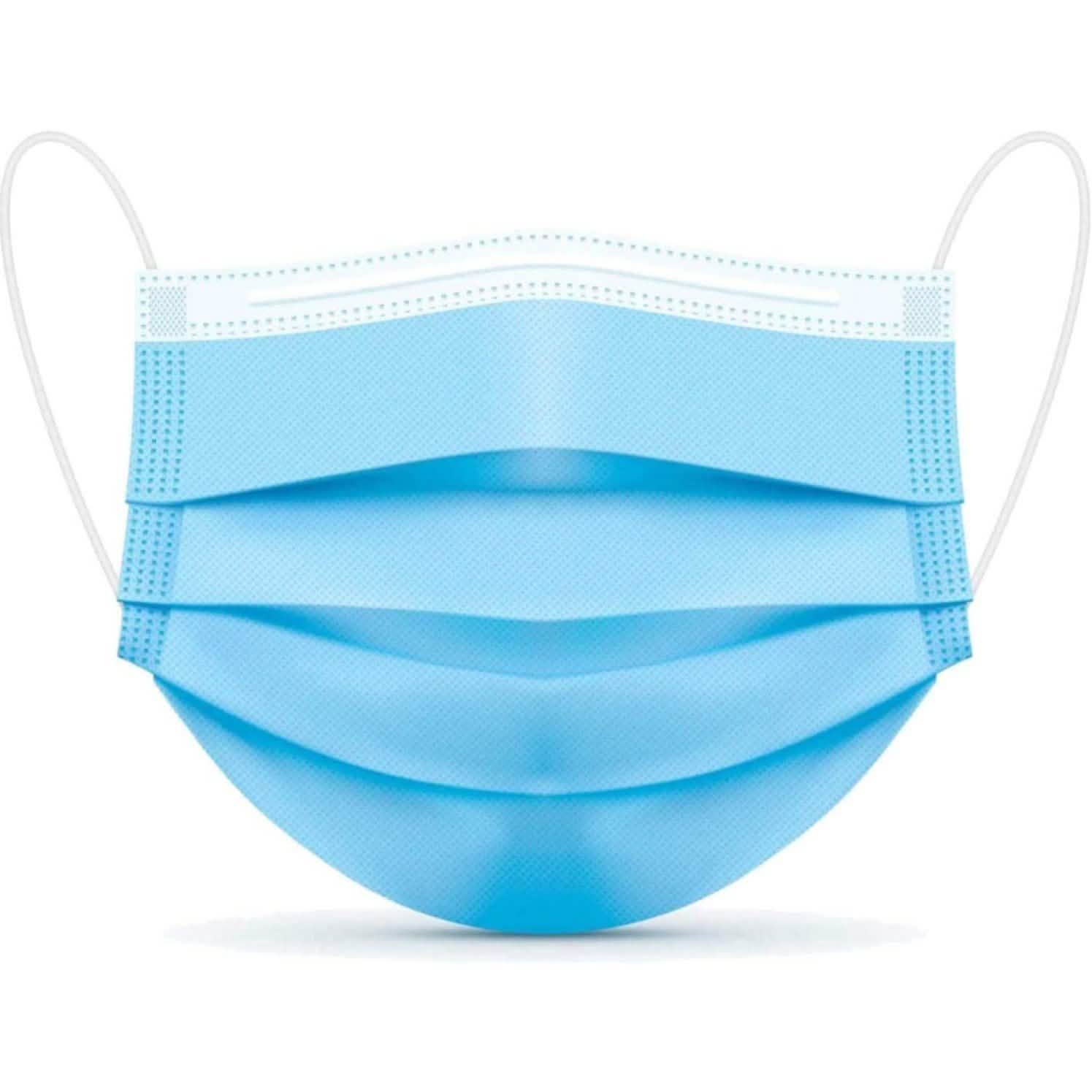 100-Pack: 3 Layer Disposable Protective Face Masks by DailySale
