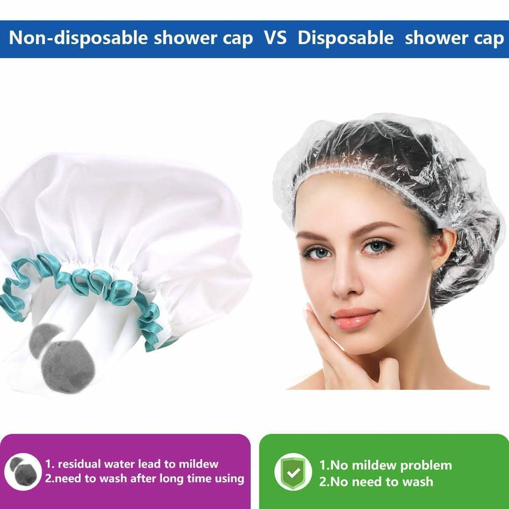 100-Piece: Disposable Shower Cap by DailySale