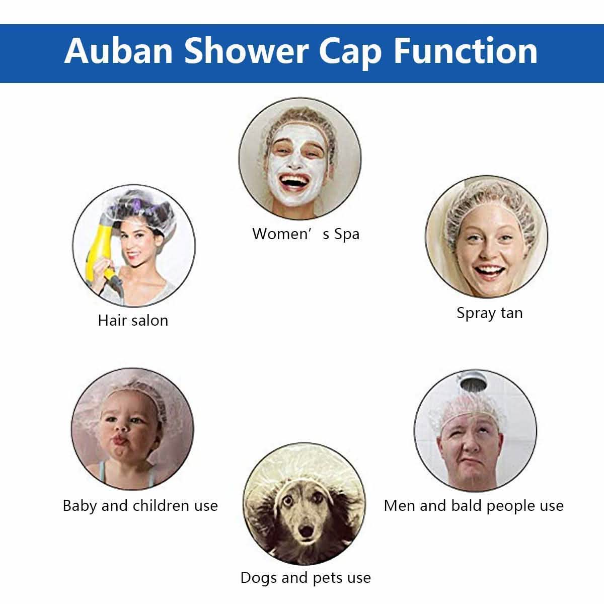 100-Piece: Disposable Shower Cap by DailySale