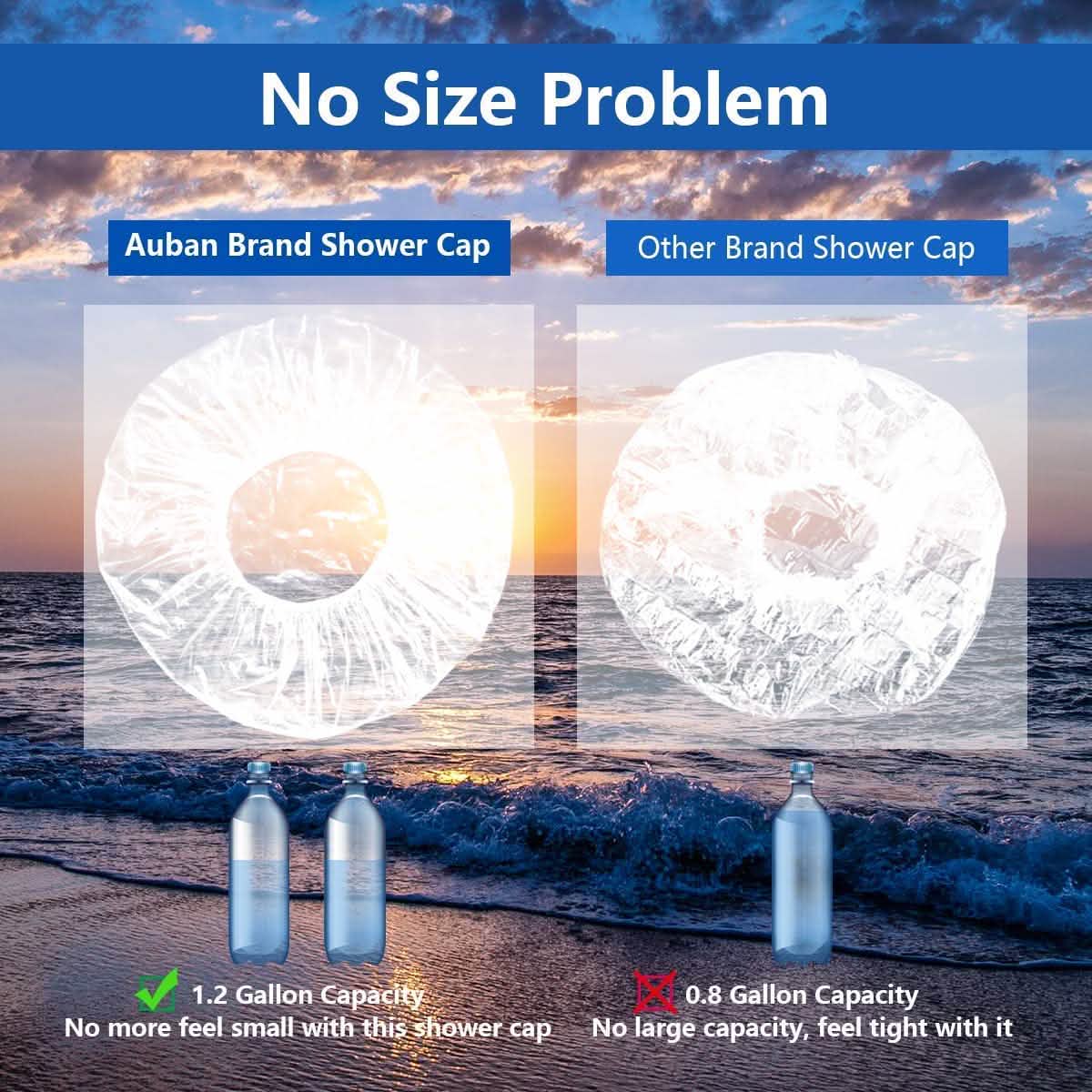 100-Piece: Disposable Shower Cap by DailySale
