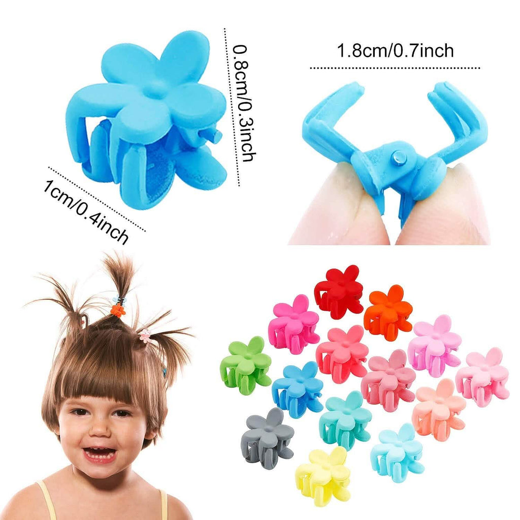 100-Pieces: Non-Slip Colorful Mini Hair Claw Clips Clamps Accessories by DailySale