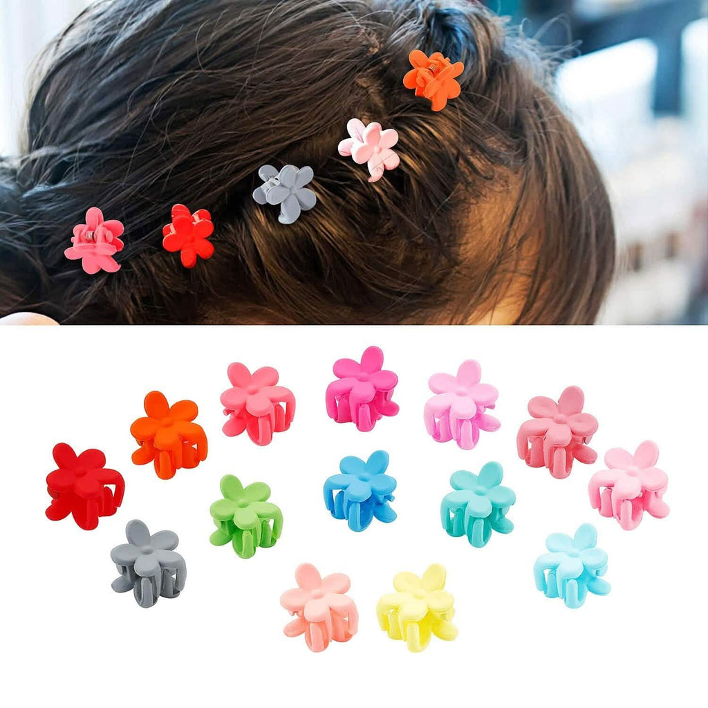 100-Pieces: Non-Slip Colorful Mini Hair Claw Clips Clamps Accessories by DailySale