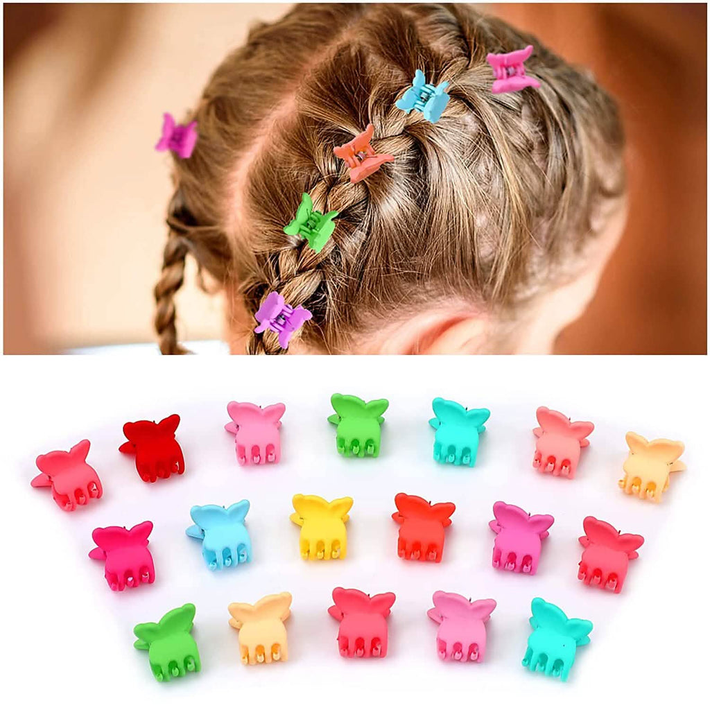 100-Pieces: Non-Slip Colorful Mini Hair Claw Clips Clamps Accessories by DailySale