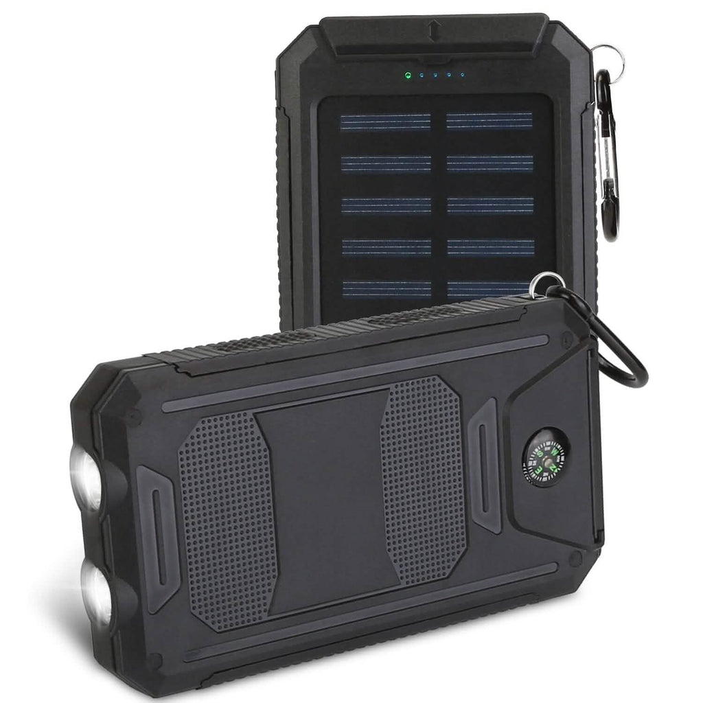 10000mAh Solar Power Bank External Battery Pack by DailySale