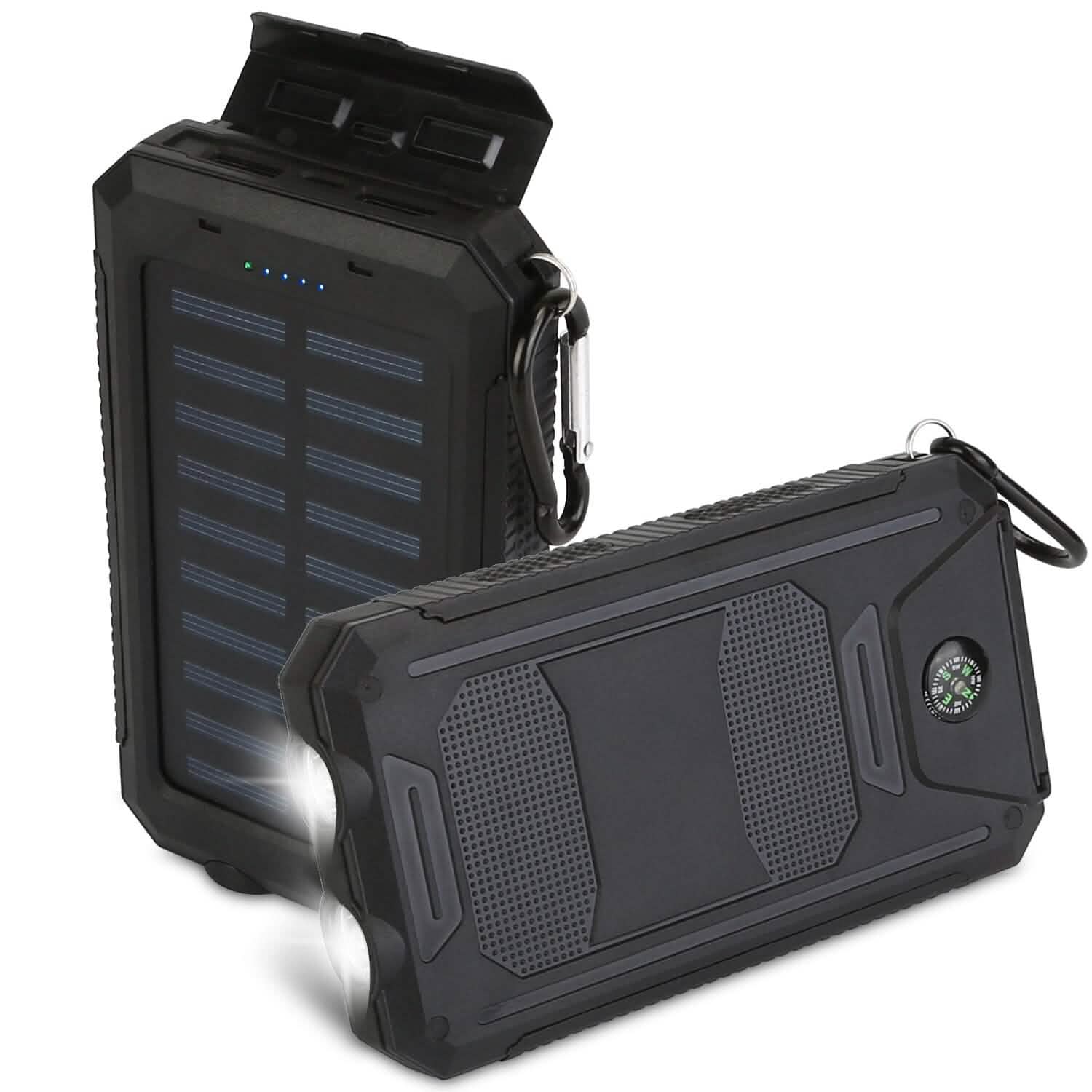 10000mAh Solar Power Bank External Battery Pack by DailySale