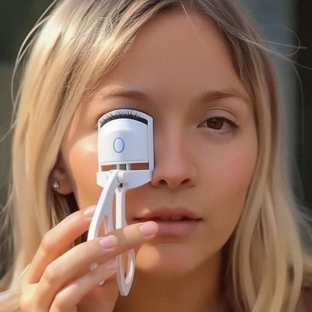 The Complete Eye & Hair Perfection Bundle: Tyche Brush & Electric Eyelash Curler by BimeBeauty
