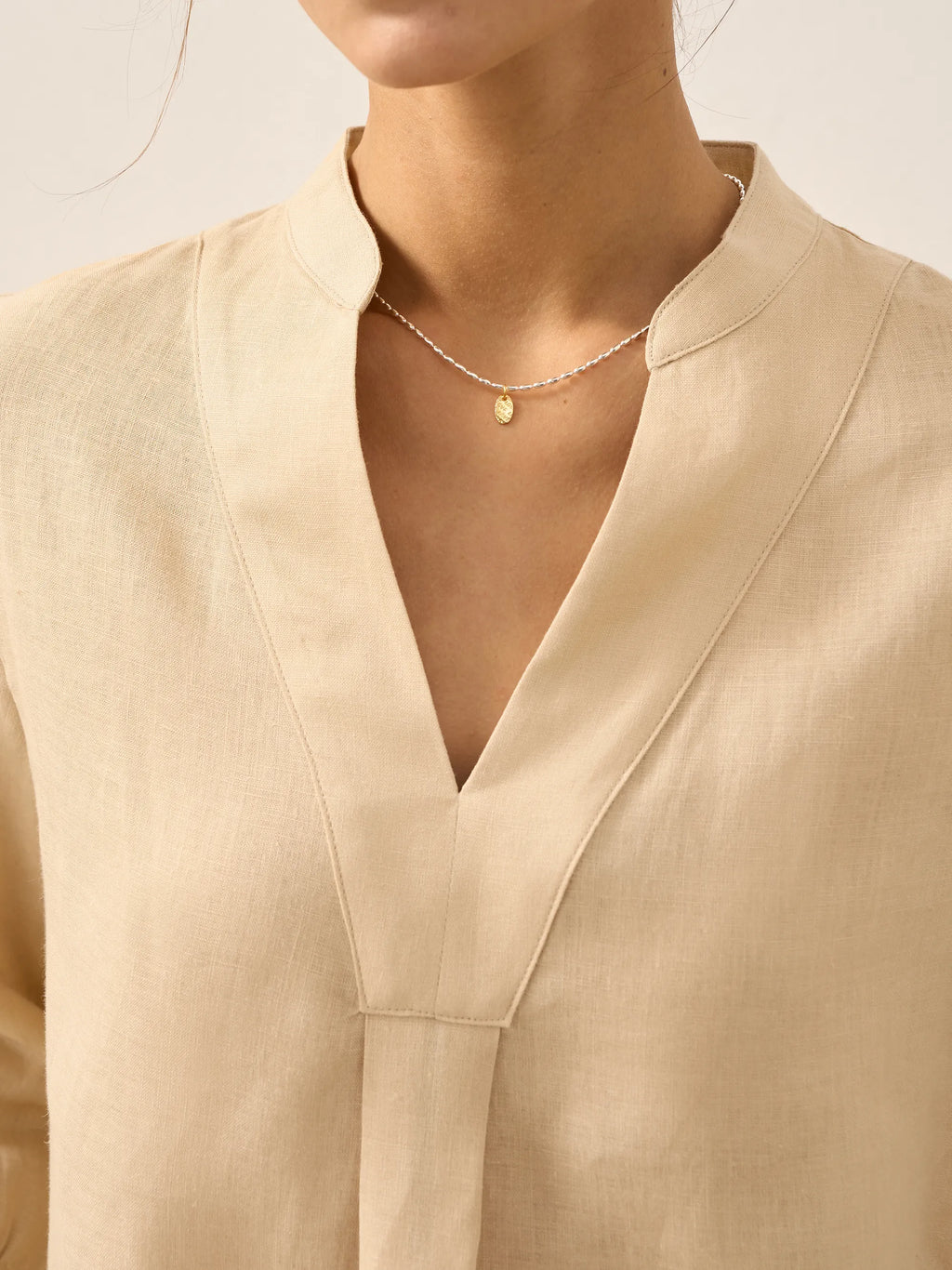 100% Linen Dress Shirt JOANNA by LINTICO