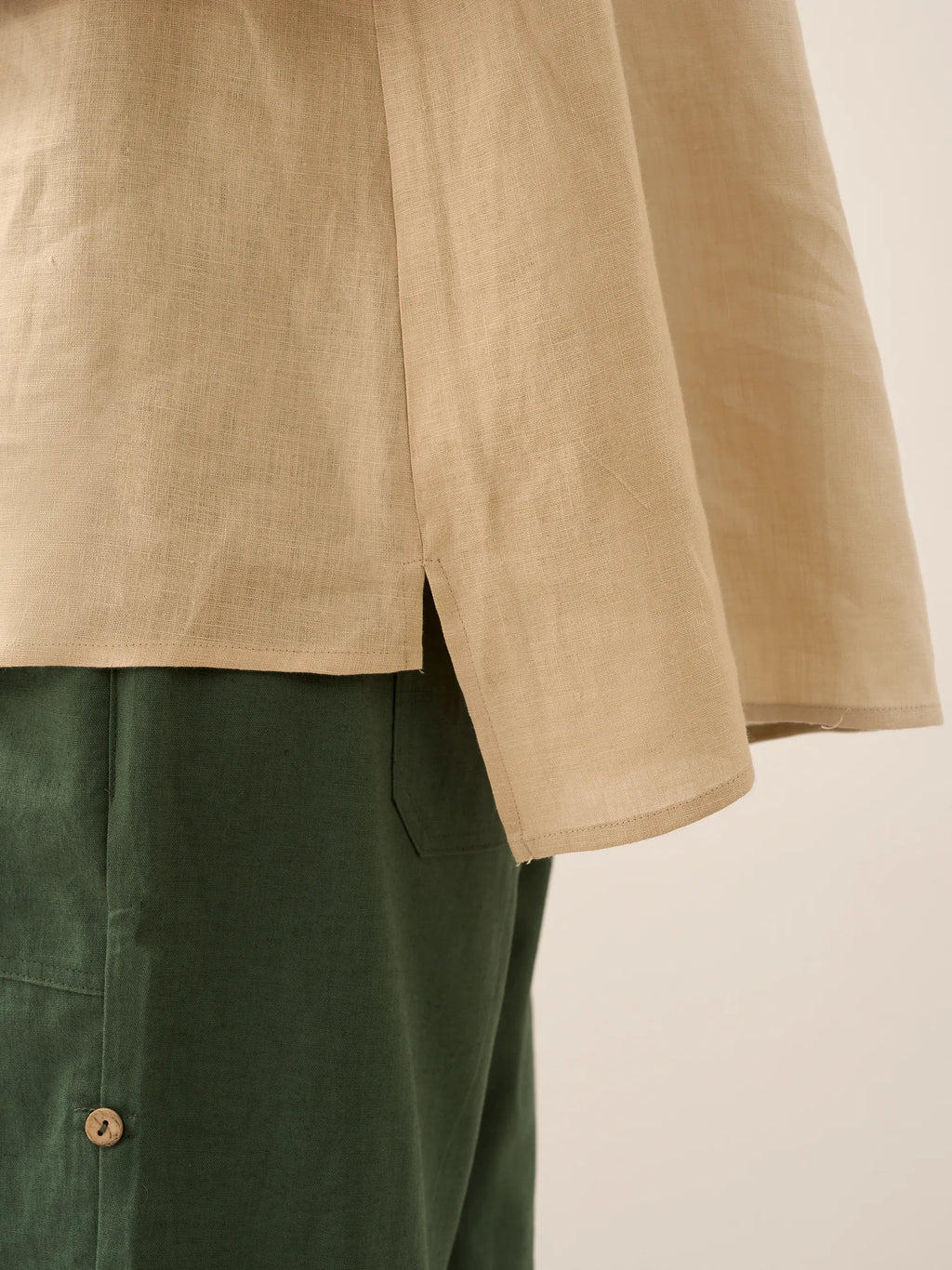 100% Linen Dress Shirt JOANNA by LINTICO