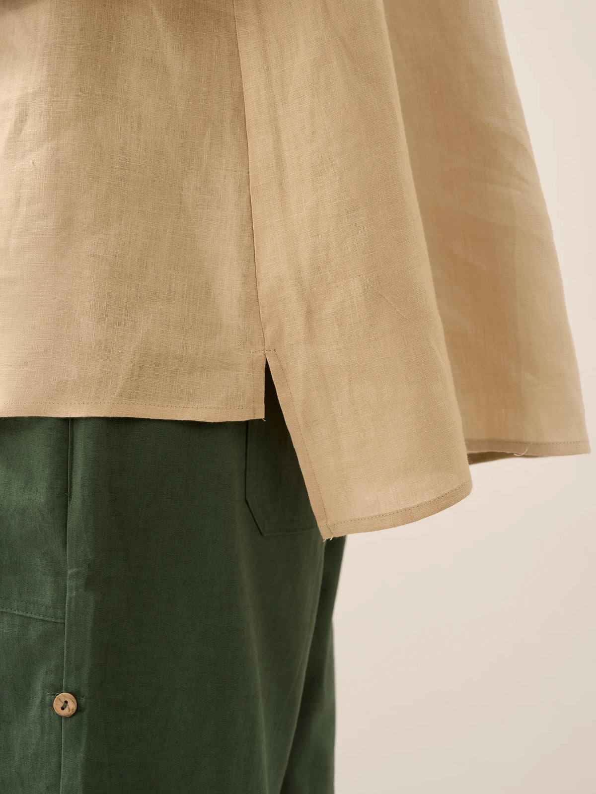 100% Linen Dress Shirt JOANNA by LINTICO